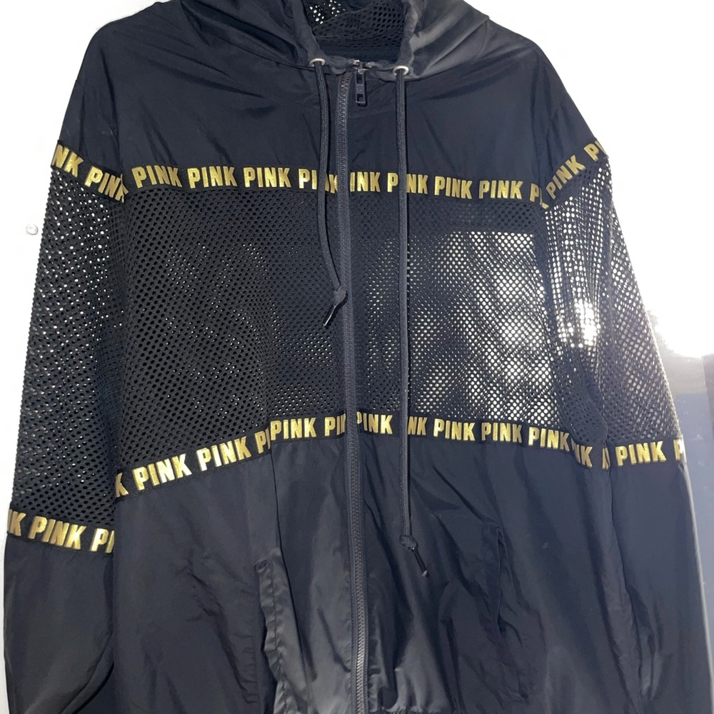 PINK Mesh Windbreaker